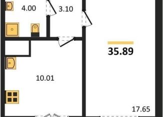 1-комнатная квартира на продажу, 35.9 м2, Воронеж, Цимлянская улица, 10В, Левобережный район