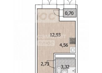 Продам квартиру студию, 26.3 м2, Уфа, Революционная улица, 98/2