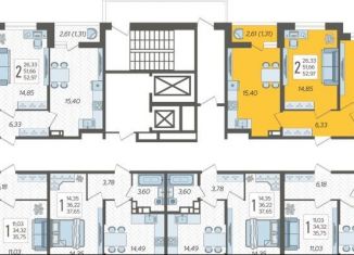 2-ком. квартира на продажу, 53 м2, Краснодар