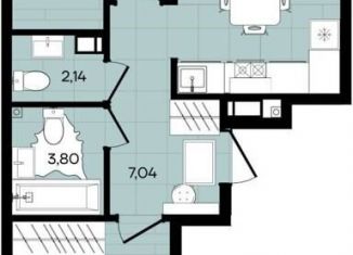 Продаю 2-комнатную квартиру, 65.1 м2, Краснодар