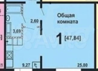 Однокомнатная квартира на продажу, 45.4 м2, Челябинск, Краснопольский проспект, 11