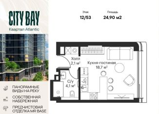 Продается квартира студия, 24.9 м2, Москва, район Покровское-Стрешнево