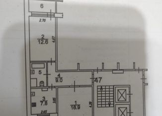 2-ком. квартира на продажу, 50.5 м2, Балашиха, Октябрьская улица, 29