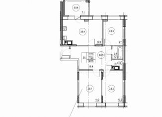 Продаю 3-комнатную квартиру, 85.2 м2, Чебоксары, улица Академика РАН Х.М. Миначева, 13