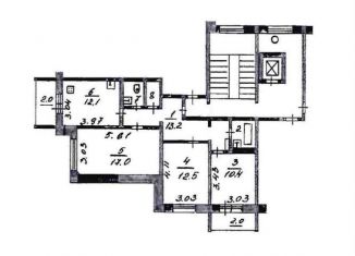 Продажа трехкомнатной квартиры, 71 м2, Псков, Рижский проспект, 95