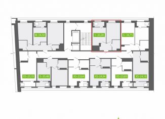 1-комнатная квартира на продажу, 33.2 м2, Архангельская область
