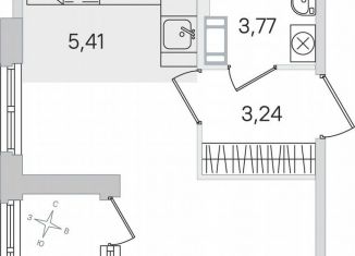Продаю квартиру студию, 27.7 м2, Пушкин