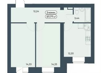 Продам 2-ком. квартиру, 57.8 м2, Красноярский край, улица Светлова, 13