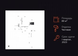 Трехкомнатная квартира на продажу, 89.4 м2, Калужская область, проспект Ленина, 211