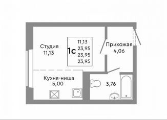 Продаю 1-ком. квартиру, 24 м2, Москва, Ярославская улица, 1/9