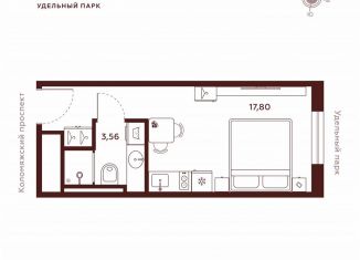 Продается квартира студия, 21.4 м2, Санкт-Петербург, метро Пионерская