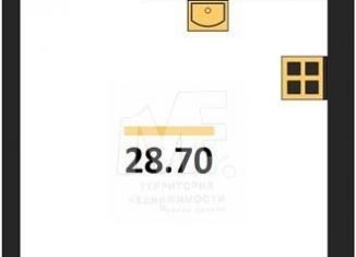 Продам квартиру студию, 28.7 м2, Калининград, Арсенальная улица, 31к4