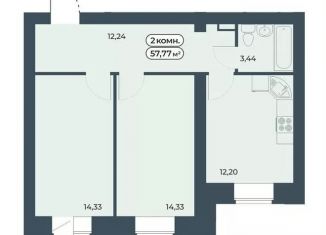 Продам 2-комнатную квартиру, 57.8 м2, Красноярский край, улица Светлова, 13