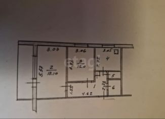 Продам двухкомнатную квартиру, 52.5 м2, Чебоксары, Гражданская улица
