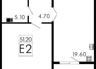 Продажа 2-комнатной квартиры, 51 м2, Курская область