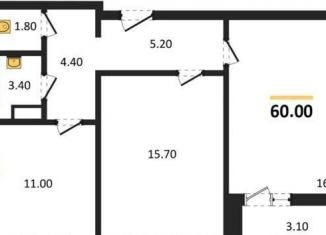 Продажа 2-комнатной квартиры, 60 м2, Воронеж, Ленинградская улица, 17