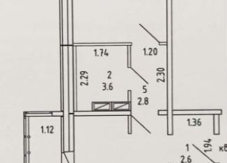 Продаю двухкомнатную квартиру, 39.3 м2, Киров, Заводская улица, 10