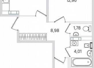 Продажа 2-ком. квартиры, 56 м2, Пушкин