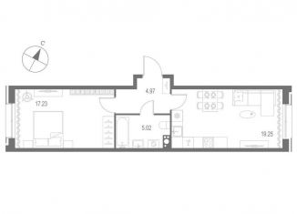 Продается 1-комнатная квартира, 46.5 м2, Санкт-Петербург, метро Горный институт
