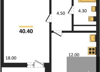 Продажа 1-ком. квартиры, 40.4 м2, Воронеж