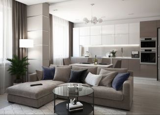 Двухкомнатная квартира на продажу, 80.5 м2, Тюмень, ЖК Речной Порт, Причальная улица, 7