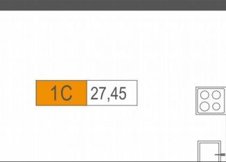 Продаю квартиру студию, 27.5 м2, Екатеринбург, Ленинский район, улица Академика Бардина, 21