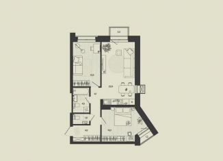 Продается 2-ком. квартира, 67.1 м2, Удмуртия