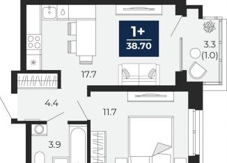 Продаю 1-комнатную квартиру, 38.7 м2, Тюмень, Ленинский округ