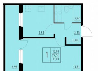 Продажа 1-ком. квартиры, 31 м2, Пермь