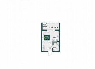 Продам квартиру студию, 26.2 м2, Краснодар, микрорайон Образцово