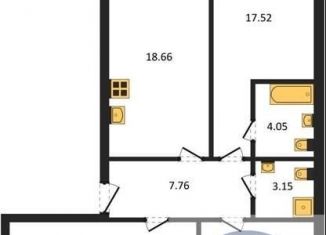3-комнатная квартира на продажу, 89.1 м2, Калининград, Арсенальная улица, 31к1
