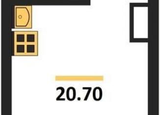 Квартира на продажу студия, 20.7 м2, Воронеж