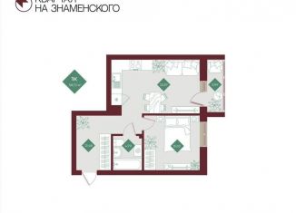 Продается 1-комнатная квартира, 56.8 м2, Тобольск, микрорайон 3Б, 6Бк2