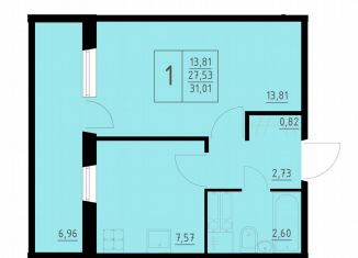 Продаю 1-ком. квартиру, 31 м2, Пермь