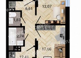 Продажа 2-ком. квартиры, 54.8 м2, Воронеж, улица Антонова-Овсеенко, 35С