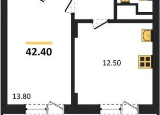 Продажа 1-ком. квартиры, 42.4 м2, Воронеж
