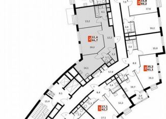 Продаю 2-комнатную квартиру, 66.7 м2, посёлок Развилка, Римский проезд, 5