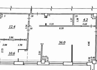 Продается торговая площадь, 72 м2, Самара, 6-я просека, 163