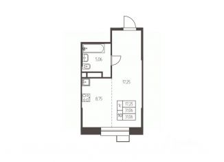 Продаю квартиру студию, 31.1 м2, Ивантеевка
