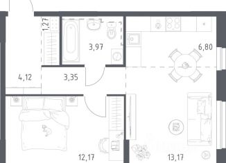 Продается 1-комнатная квартира, 44.9 м2, Уфа, Дёмский район