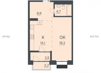 Продам квартиру, 51.7 м2, Благовещенск