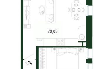 Продажа двухкомнатной квартиры, 56.35 м2, Тульская область