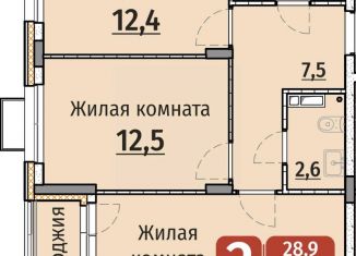 Продаю 2-ком. квартиру, 57 м2, Чебоксары, Калининский район