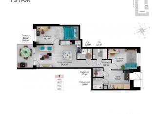 Продаю 3-ком. квартиру, 93.3 м2, Пермский край