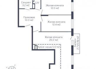 3-ком. квартира на продажу, 65.2 м2, Пермь, Мотовилихинский район