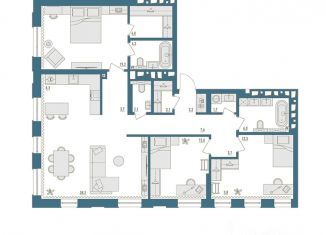 Продам 3-комнатную квартиру, 122.6 м2, Уфа, Ленинский район