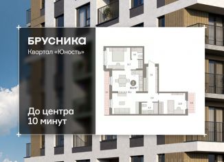 Продажа 2-комнатной квартиры, 82.23 м2, Пермский край