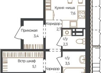 Продаю двухкомнатную квартиру, 54 м2, Республика Алтай