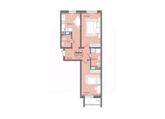 Продажа 2-ком. квартиры, 61.5 м2, Челябинская область, улица Труда, 15