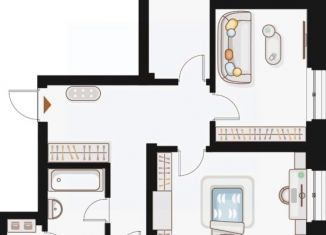 Продажа 3-ком. квартиры, 99.25 м2, Казань